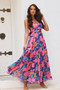 Outta Here Maxi Dress - Purple Multi | Sage and Paige AUS.