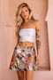 Cabo Mini Skirt - Forest Green Multi | Sage and Paige AUS.