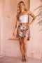 Cabo Mini Skirt - Forest Green Multi | Sage and Paige AUS.