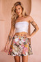 Cabo Mini Skirt - Forest Green Multi | Sage and Paige AUS.