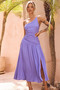 Going Somewhere Midi Dress - Cornflower | Sage and Paige AUS.