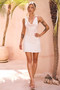 The Avenue Mini Dress - Beige | Sage and Paige AUS.
