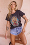 Talk To Nature Tee - Charcoal | Sage and Paige AUS.