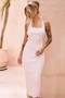 Chic Reigns Knit Midi Skirt - Pink | Sage and Paige AUS.