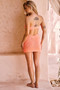 After Party Crochet Mini Dress - Neon Pink | Sage and Paige AUS.