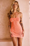 After Party Crochet Mini Dress - Neon Pink | Sage and Paige AUS.