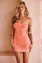 After Party Crochet Mini Dress - Neon Pink | Sage and Paige AUS.