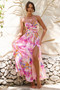 Holiday Hype Maxi Dress - Pink Multi | Sage and Paige AUS.