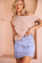 Dance In The Sun Knit Top - Mocha | Sage and Paige AUS.