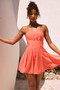 Bali Seashell Mini Dress - Tangerine | Sage and Paige AUS.