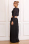 Rue Knit Maxi Skirt - Black | Sage and Paige AUS.