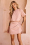 City Sunlight Mini Dress - Mocha | Sage and Paige AUS.