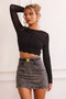 Izi Mini Skirt - Black | Sage and Paige AUS.