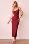 Ethereal Midi Dress - Wine | Sage and Paige AUS.