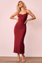 Ethereal Midi Dress - Wine | Sage and Paige AUS.