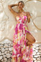 Nightcap Maxi Dress - Pink Multi | Sage and Paige AUS.