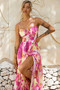 Nightcap Maxi Dress - Pink Multi | Sage and Paige AUS.