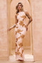 Siren Maxi Dress - Apricot | Sage and Paige AUS.
