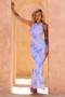 Siren Maxi Dress - Steel Blue | Sage and Paige AUS.