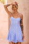 Delilah Mini Dress - Cornflower | Sage and Paige AUS.