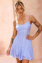 Delilah Mini Dress - Cornflower | Sage and Paige AUS.