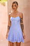 Delilah Mini Dress - Cornflower | Sage and Paige AUS.