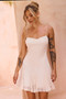 Delilah Mini Dress - Ivory | Sage and Paige AUS.