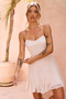 Delilah Mini Dress - Ivory | Sage and Paige AUS.