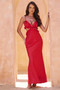 In Her Eyes Maxi Dress - Red | Sage and Paige AUS.
