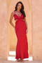 In Her Eyes Maxi Dress - Red | Sage and Paige AUS.
