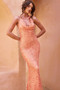 You Wish Sequin Maxi Dress - Orange | Sage and Paige AUS.