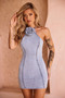 Kiara Denim Mini Dress - Washed Blue | Sage and Paige AUS.