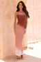 Coffee Date Maxi Dress - Brown | Sage and Paige AUS.