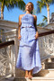 Seraphina Maxi Skirt - Steel Blue | Sage and Paige AUS.