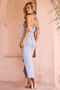 Rosalie Denim Midi Dress - Washed Blue | Sage and Paige AUS.