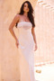 Blake Midi Dress - Latte | Sage and Paige AUS.