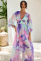 Coastlines Maxi Dress - Purple Multi | Sage and Paige AUS.