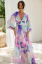 Coastlines Maxi Dress - Purple Multi | Sage and Paige AUS.