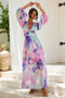 Coastlines Maxi Dress - Purple Multi | Sage and Paige AUS.