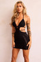 One Naya Crochet Mini Dress - Black | Sage and Paige AUS.