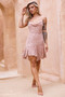 Coconico Beaded Mini Dress - Mocha | Sage and Paige AUS.