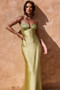 Aurora Crystal Maxi Dress - Olive | Sage and Paige AUS.
