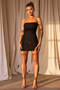 Downtown Darling Mini Dress - Black | Sage and Paige AUS.