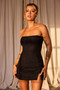 Downtown Darling Mini Dress - Black | Sage and Paige AUS.