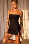 Downtown Darling Mini Dress - Black | Sage and Paige AUS.