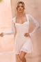 Fiona Mini Dress - Ivory | Sage and Paige AUS.