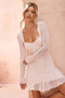 Fiona Mini Dress - Ivory | Sage and Paige AUS.
