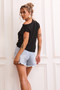 Dance In The Sun Knit Top - Black