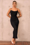 Ethereal Midi Dress - Black