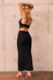 Ethereal Midi Dress - Black